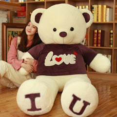 Heart Bear Pillow Plush Toy