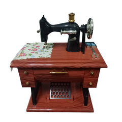 Retro Nostalgic Simulation Sewing Machine Music Box Music Box