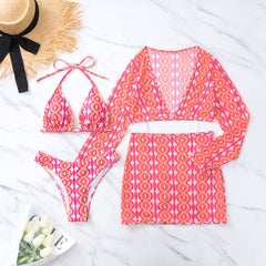 Bikini Four-piece Suit Swimsuit