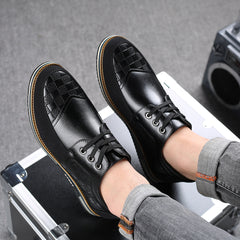 Fashion British plus size shoes men