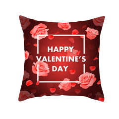 Home Valentine's Day Graphic Print Pillowcase