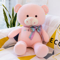 Big Bow Plush Bear