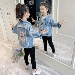 Cartoon Denim Jacket