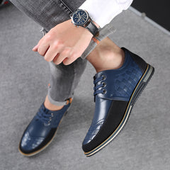 Fashion British plus size shoes men