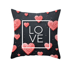 Home Valentine's Day Graphic Print Pillowcase