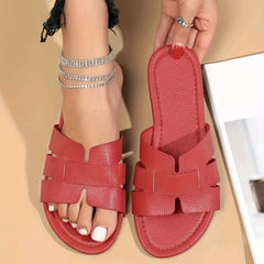 Square Toe Flat Sandals