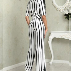 Striped Jumpsuit