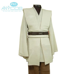 Cosplay Costume Obi Wan Costume Tunic Cloak Halloween Costumes for Adult Men