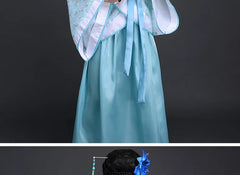 Chinese silk robe Costume Girls