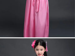 Chinese silk robe Costume Girls