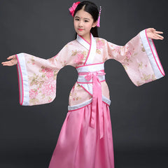 Chinese silk robe Costume Girls