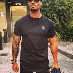 Brand Mens muscle T shirt bodybuilding