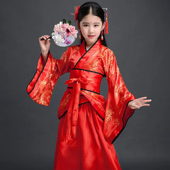 Chinese silk robe Costume Girls