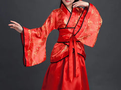 Chinese silk robe Costume Girls