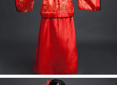 Chinese silk robe Costume Girls