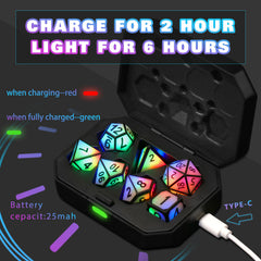 Charging Luminous Dice Chip LED