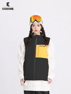 Cosone Electric Heating Vest Ski Middle Layer Heattech down Vest Single and Double Board Graphene Heating Suit New Arrival