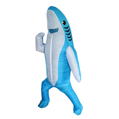 Cute Unique Standing Shark Design Inflatable Suit