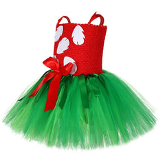 Lilo Tutu Dress for Baby Girl Christmas Halloween Costume Kids Hawaiian Dresses for Girls Party Princess Outfits with Garland