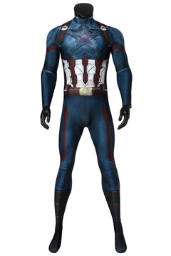 Infinity War Captain America Cosplay Avengers Boy Costume Superhero 3D Printed Spandex Halloween Costume