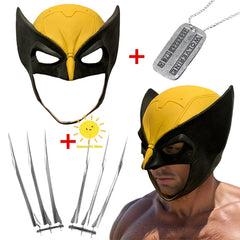 BEAST KINGDOM James Howlett Movie Cosplay Mask Wolverine Helmet with Paw Claw Halloween