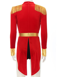 Womens Circus Ringmaster Costume Jumpsuit Halloween