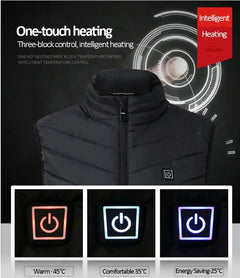 Winter USB Heating Vest Flexible Electric Jackets