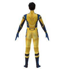 Men Boys Wolverine  Cosplay Costume Jumpsuit Superhero