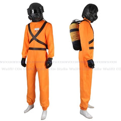 Game Lethal Company Cosplay Jumpsuits Lethal Mask Clothing Jumpsuit