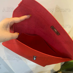 Red Clutch Bag Women Simple Women Ladies Clutch Pu Leather Envelope Clutch Bags Leather Women Lychee Pattern Purse Hand Bags