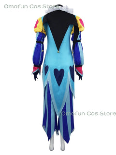 Fizzarolli Cosplay Costume Helluva Hat Boss Halloween Fancy Clown Suit