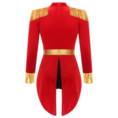 Womens Circus Ringmaster Costume Jumpsuit Halloween