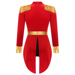 Womens Circus Ringmaster Costume Jumpsuit Halloween