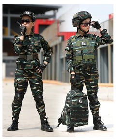 Children's camouflage clothing set