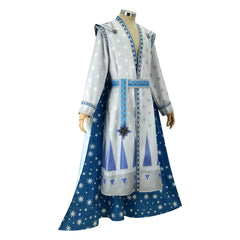 King Magnifico Asha Cosplay Costume Anime Coat Belt Cloak Set Outfits