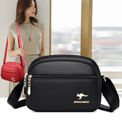 High Quality Soft Leather Purse Fashion Women Shoulder Messenger Bag Multi-pocket Wear-resistant Bag Luxury Ladies Handbag Sac