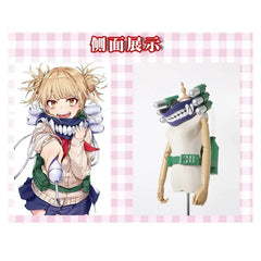 My Hero Academia Toga Himiko Cosplay Halloween Costume Suck blood Props