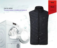 Winter USB Heating Vest Flexible Electric Jackets