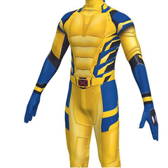 Men Boys Wolverine  Cosplay Costume Jumpsuit Superhero