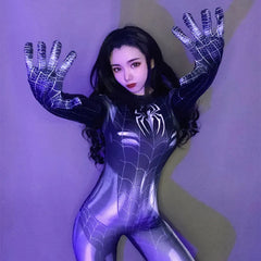 Spiderman Cosplay Sexy Zentai Suit Woman