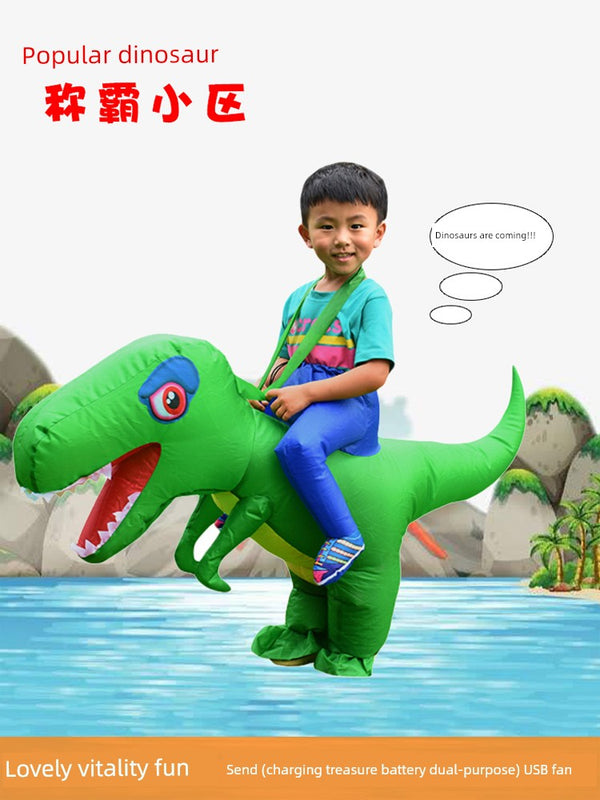 Dinosaur Kids Inflatable Funny Props Mount