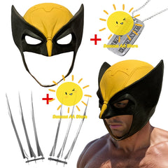 BEAST KINGDOM James Howlett Movie Cosplay Mask Wolverine Helmet with Paw Claw Halloween