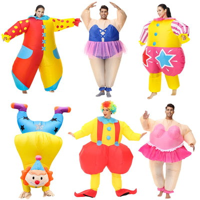 Adult Sumo Ballet Clown Inflatable Costumes