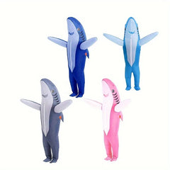 Cute Unique Standing Shark Design Inflatable Suit