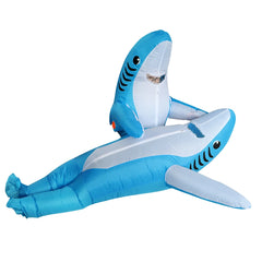 Cute Unique Standing Shark Design Inflatable Suit