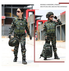 Children's camouflage clothing set