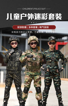 Children's camouflage clothing set