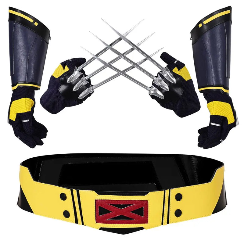 Dead Cosplay Pool Wolverine Cosplay Belt Gloves Claws Fantasia Disguise