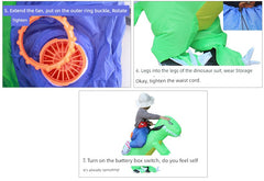 Dinosaur Kids Inflatable Funny Props Mount