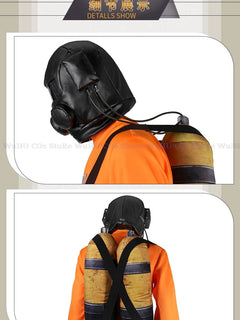 Game Lethal Company Cosplay Jumpsuits Lethal Mask Clothing Jumpsuit